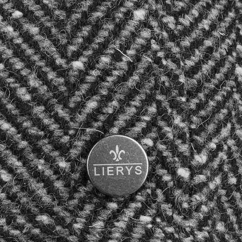 Lierys Herringbone Flat Cap Men | Made in Italy in Saudi Arabia