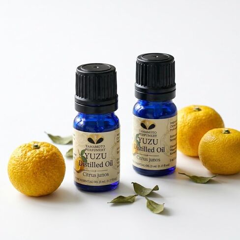 Premium Japanese Essential Oil Set - 100% Pure Hiba Oil for Diffuser & Aromatherapy - Steam Distilled, Therapeutic Grade Produced in Japan - 2 Pack (5ml Each) (Hiba) in Saudi Arabia