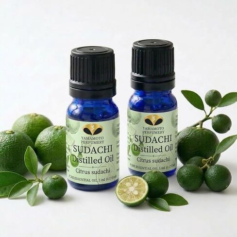 Premium Japanese Essential Oil Set - 100% Pure Hiba Oil for Diffuser & Aromatherapy - Steam Distilled, Therapeutic Grade Produced in Japan - 2 Pack (5ml Each) (Hiba) in Saudi Arabia