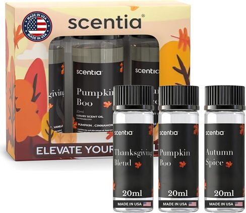 Scentia Hotel Diffuser Oil Gift Set, 3x20ml - Miami One, Coastal & W Bliss Fragrance Oils Inspired by 1 Hotel Miami & W Hotel - Made in USA, IFRA Certified - Aromatherapy Discovery Set in Saudi Arabia