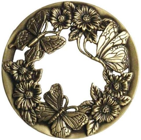 Yajuyi 2 Lid Cover Shades Accessories for 73-81mm Jar Candles Butterfly, Butterfly Flower, 2 Pcs in Saudi Arabia
