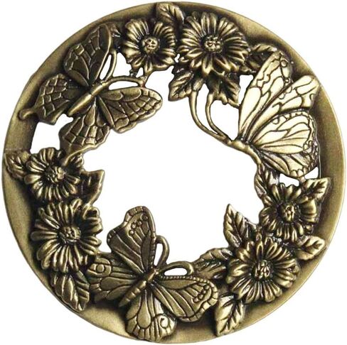 Yajuyi 2 Lid Cover Shades Accessories for 73-81mm Jar Candles Butterfly, Butterfly Flower, 2 Pcs in Saudi Arabia