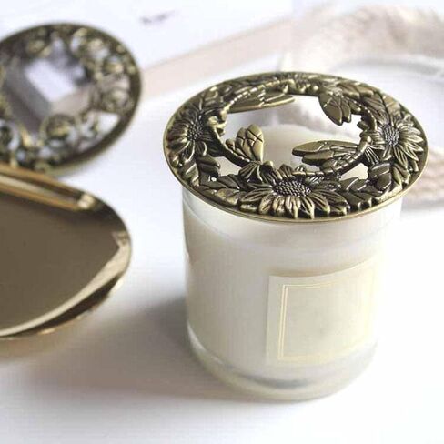 Yajuyi 2 Lid Cover Shades Accessories for 73-81mm Jar Candles Dragonfly, Dragonfly, 2 Pcs in Saudi Arabia