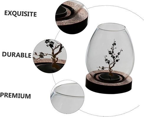 Operitacx Glass Candle Shade with Flower Pattern Glass Cover for Candle for Romantic Dinner and Home Décor in Kuwait
