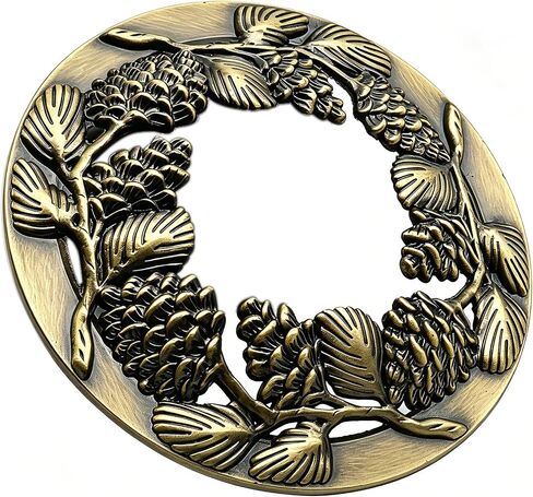 HAJZXH 1 PCS Lid Jar Candle Topper Bronze Scented Candle Jars Accessories for Jar Candles to Burn Evenly (Outer Diameter: 8.2 cm / 3.23 Inch) in Kuwait