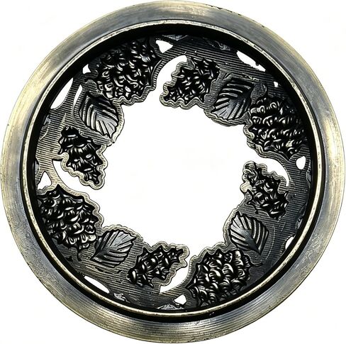 HAJZXH 1 PCS Lid Jar Candle Topper Bronze Scented Candle Jars Accessories for Jar Candles to Burn Evenly (Outer Diameter: 8.2 cm / 3.23 Inch) in Kuwait