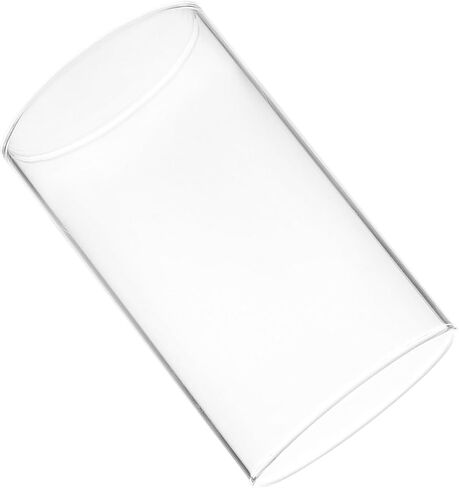 jojofuny Glass Cylinder Candle Shade 6x15cm Open Ended Glass Candle Holder for Table Centerpiece Home Décor in Kuwait
