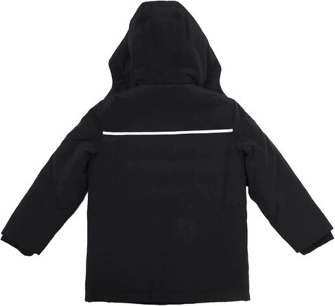 Andy & Evan Boys' Reflective Hooded Parka with Removable Hood, Winter Coat Jacket For Kids in Saudi Arabia