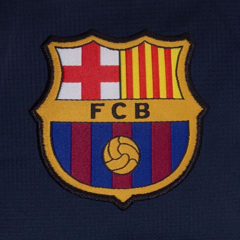 FC Barcelona Boys Quilted Jacket Hooded Winter Coat Official Gift Navy Crest 10-11 Years in Saudi Arabia