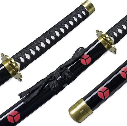 MedievalDepot Official One Piece Zoro Signature Sword Collection (Katana, Red, Black) in Kuwait