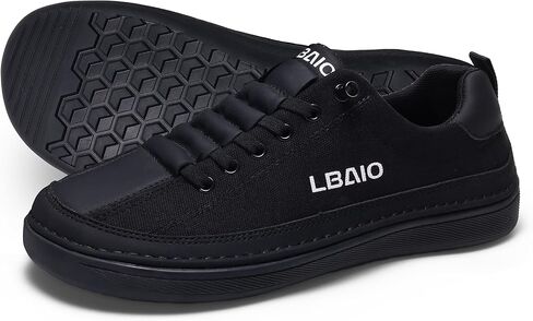 Womens Wide Toe Box Shoes with Arch Support, Comfortable Barefoot Slip On Loafers for Mens, Zero Drop Canvas Leather Casual Shoes in Kuwait