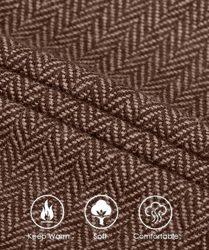 Tweed Herringbone Suit for Men Wool Suits Retro Mens 3 Piece Slim Fit Blazer Jacket Vest Pants Tuxedo Set for Groomsmen Prom in Saudi Arabia