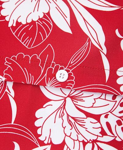 Weecreeture Boys Hawaiian Shirt Kids Tropical Aloha Shirt Button Down Short Sleeve Beach Summer Luau Party Shirt 7-14 in Kuwait
