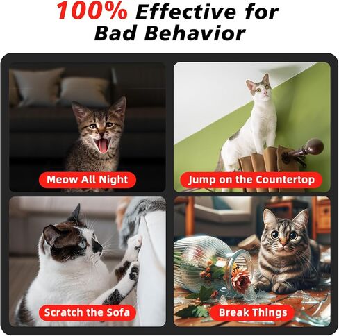 Tiniest Cat Shock Collar, Lightest Cat Training Collar with Remote for Small Cats 5-15lbs & Medium Large Cats/Puppies, Waterproof, Rechargeable, 1300ft Range(Red) in Saudi Arabia