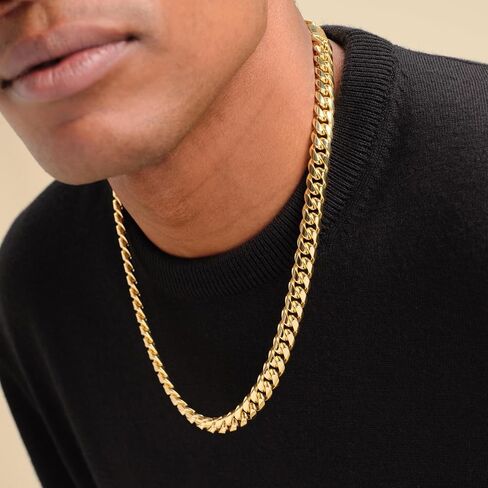 JAXXON Cuban Link Chain - Mens Necklace - Box Clasp in Saudi Arabia