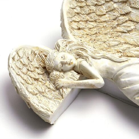 YFEIQI Angel Wings Resin Sculpture Photo Frame, Angel Frame Decoration, Creative 3D Resin Art Crafts for Home Wall Decoration, Gifts for Festival, Wedding or Anniversary (Left+Right) in Saudi Arabia