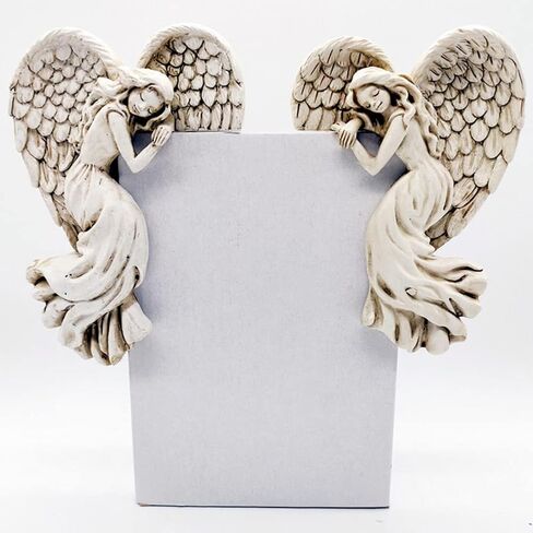 YFEIQI Angel Wings Resin Sculpture Photo Frame, Angel Frame Decoration, Creative 3D Resin Art Crafts for Home Wall Decoration, Gifts for Festival, Wedding or Anniversary (Left+Right) in Saudi Arabia