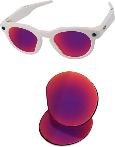 OSharp Replacement Lenses for Oakley Meta HSTN OW8002-51mm Sunglasses - UV Protection & Perfectly Fit in Saudi Arabia