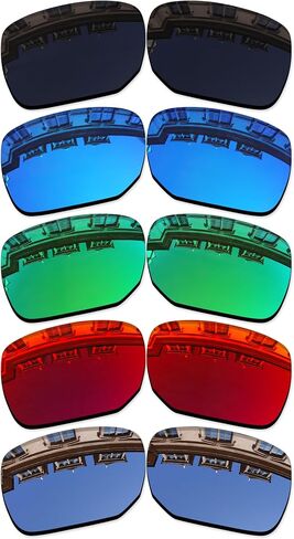 مجموعة مكونة من 5 عدسات بديلة لحزمة النظارات الشمسية Oakley Ejector OO4142 - تأكيد الملاءمة | مقاومة للخدش in Kuwait