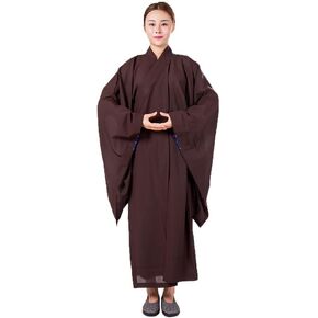 Unisex Meditation Monk Robe Spring Autumn Loose Comfortable Traditional Buddhist Cotton Clothing in Saudi Arabia