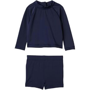 مجموعة Amazon Essentials x Sofia Grainge للأطفال الصغار والرضع من قطعتين بأكمام طويلة وشورت Rashguard in Kuwait