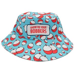 Show Me Your Bobbers Bucket Hat Funny Fishing Hat for Men and Women 22.8 to 23.6 Inches Adjustable Novelty Outdoor Sun Hat in Saudi Arabia