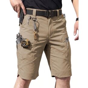 whox Men's Cargo Shorts Work Hiking Casual Tactical Ripstop Waterproof Relaxed Fit Short with 6 Pockets(No Belt) in Saudi Arabia