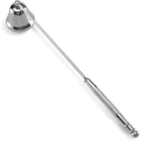 Candle Snuffer, Candle Snuffers Wick Snuffer, Candle Accessory, Extinguish Candle Flame Safely with Long Handle Putting Out Fire, Candle Extinguisher Tool (Silvery) in Saudi Arabia