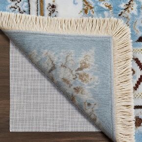 Strong Rug Pad Gripper, 5X Non-Slip Power, Grips Help Keep Area Rugs Safe and in Place, Slip and Skid Resistant Pads for Hard Floors, Under Carpet Mat Cushion and Hardwood Protection 2x3 FT in Saudi Arabia