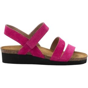 NAOT Kayla Women’s Sandals - Supportive 3-Strap Design with Backstrap, Cork & Latex Footbed - Arch Support - Travel-Friendly Comfortable Walking Sandals for All-Day Wear | Leather, Cushioning, Casual, Hook-And-Loop in Kuwait