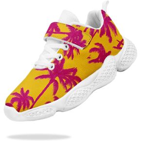 Girls' Floral Floral Sneakers Girls' Outdoor Hiking Shoes Suitable for Long-Distance Running Hiking, and Walking. in Saudi Arabia