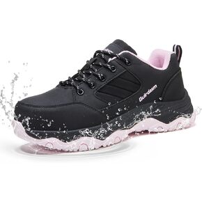 Wide Steel Toe Shoes for Women Waterproof Non Slip Work Shoes Lightweight Slip Resistant Safety Shoes Indestructible Construction Composite Toe Sneakers in Saudi Arabia