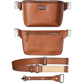 Spider Holster - Premium Leather Camera Travel Sling Bag - Includes Body Strap and Can Be Attached to Any Belt - Fashionable Photography Pouch - Brown in Saudi Arabia