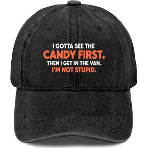I See The Candy First. I'm Not Stupid Hats for Womens Funny Washed Distressed in Kuwait