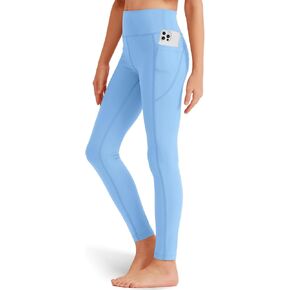 Girls' Black Athletic Leggings with Pockets, White Ankle Length Yoga Pants for Kids in Saudi Arabia