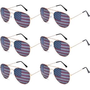 Seifar Independence Day Flag Sunglasses UV400 Patriotic Glasses for 250th Anniversary 4th of July Independence Day Supplies in Saudi Arabia
