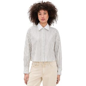 rag & bone Women's Marin Stripe Layered Shirt in Kuwait