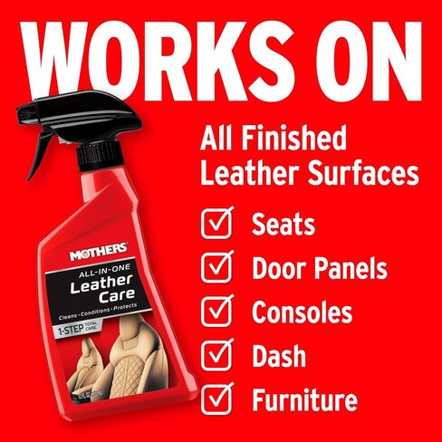 Mothers 06512 All-in-One Leather Care, 12 fl. oz. in Kuwait