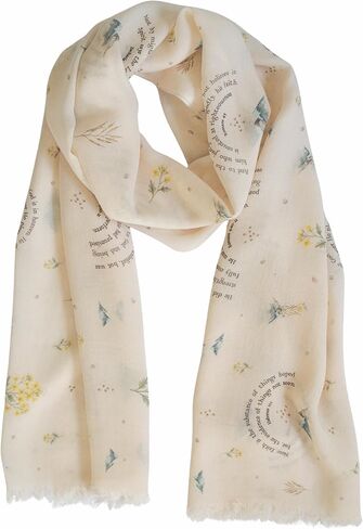 Mustard Seed Scripture Prayer Scarf for Women – 100% Modal Classic Christian Shawl 27.5x79, Faith Bible Verses, Religious Wrap Gift with Canvas Bag in Saudi Arabia