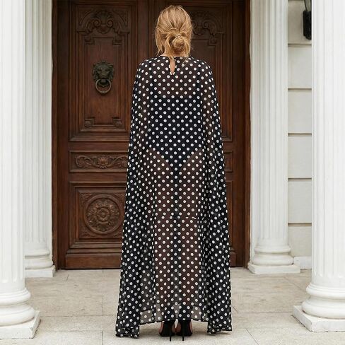 Womens Sheer Chiffon Cape Elegant Shawl for Evening Dresses, Poncho Top Capelet Cover Up for Wedding Guest Formal Party in Kuwait