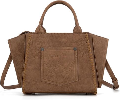 Wrangler Purse for Women Embroidered Boot Scroll Tote Bag Rodeo Top Handle Handbags with Crossbody Strap in Kuwait
