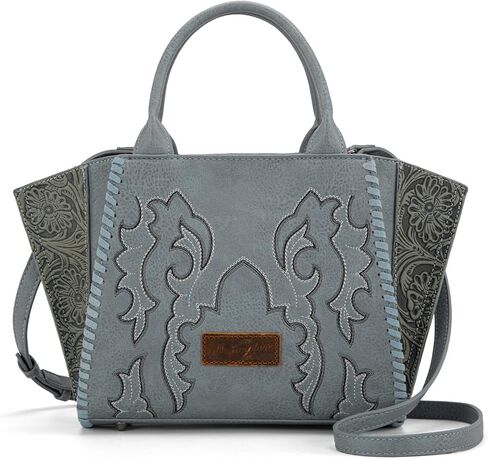 Wrangler Purse for Women Embroidered Boot Scroll Tote Bag Rodeo Top Handle Handbags with Crossbody Strap in Kuwait