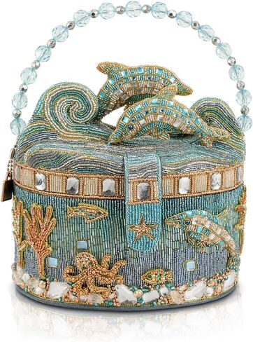 Mary Frances Crystal Dolphin Top Handle Bag in Kuwait