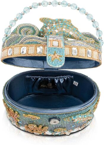 Mary Frances Crystal Dolphin Top Handle Bag in Kuwait