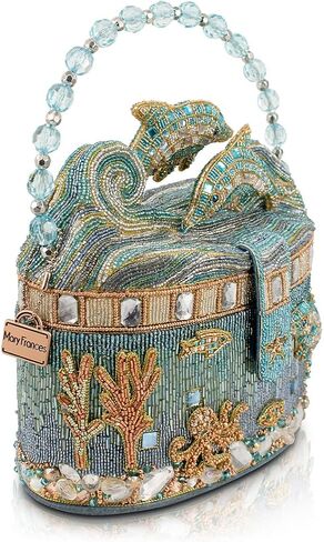 Mary Frances Crystal Dolphin Top Handle Bag in Kuwait