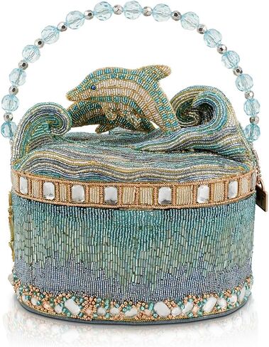 Mary Frances Crystal Dolphin Top Handle Bag in Kuwait