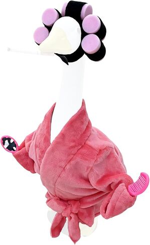 Unique Waterfowl Bath Gown for 23in Porch Ornament Soft Machine Washable Cloth Eye Catching Patio Display Waterfowl Statue Accessories in Saudi Arabia