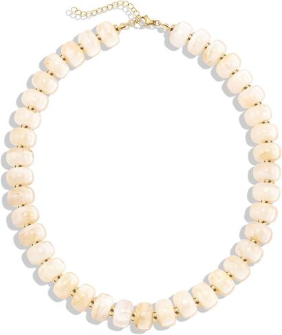 AOZEL Colorful Chunky Acrylic Beaded Necklace for Women, Handmade Statement Boho Resin Bead Choker Necklaces,Summer Jewelry Gifts Accessories for Women Trendy in Saudi Arabia