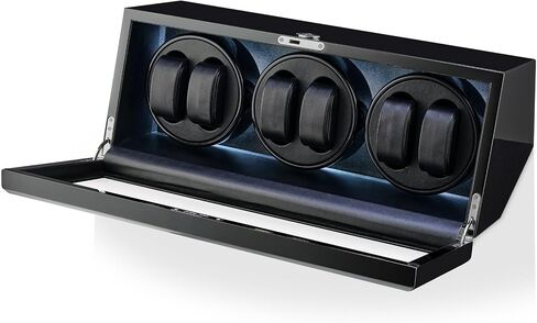 TIMECUBE Watch Winder for 6 Automatic Watches with LED Light and 15 Winding Programs in Saudi Arabia