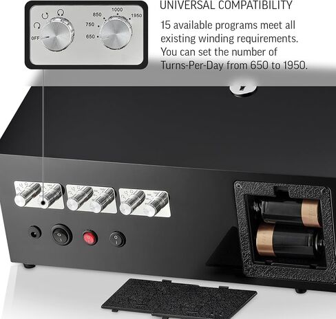 TIMECUBE Watch Winder for 6 Automatic Watches with LED Light and 15 Winding Programs in Saudi Arabia